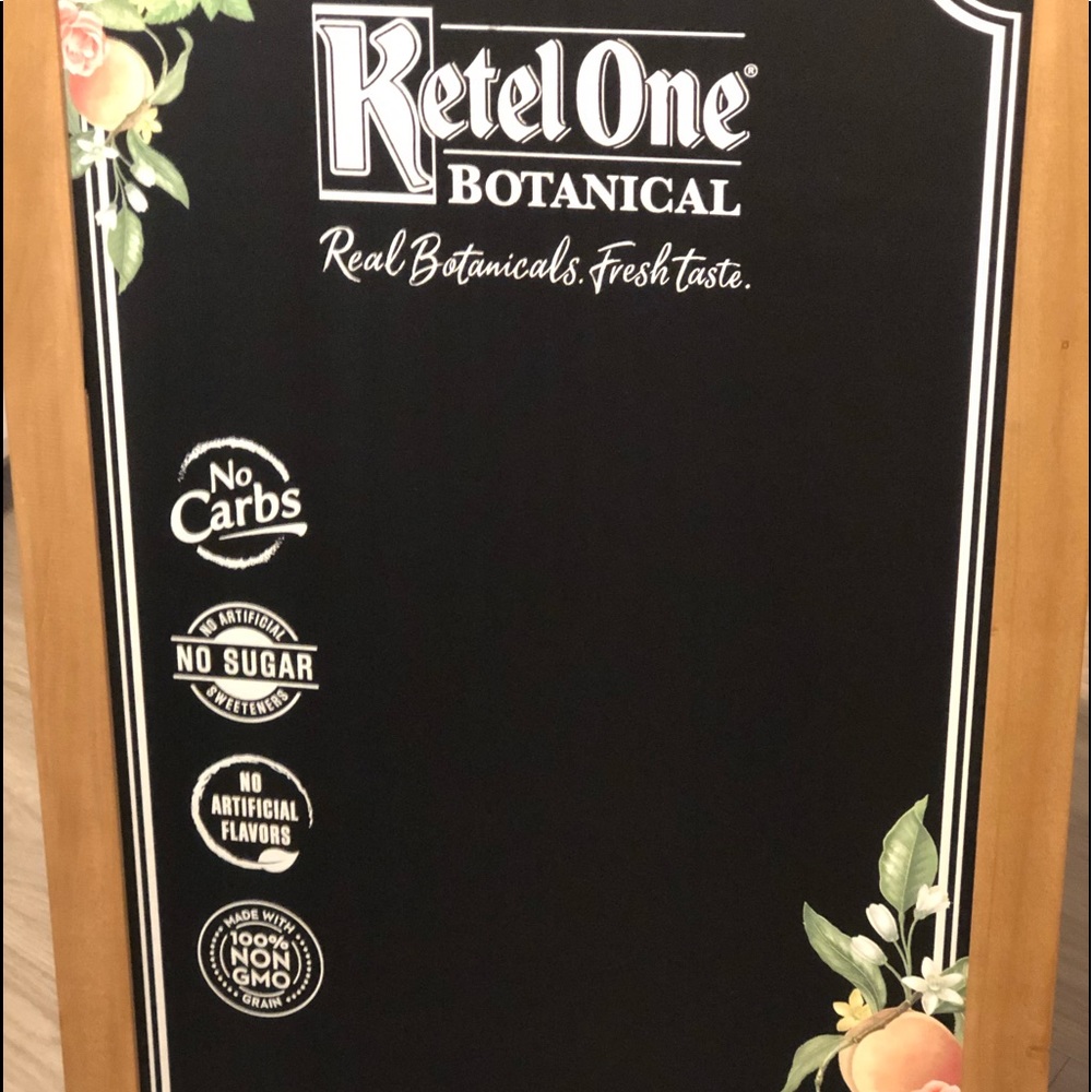 Ketel One Chalkboard.